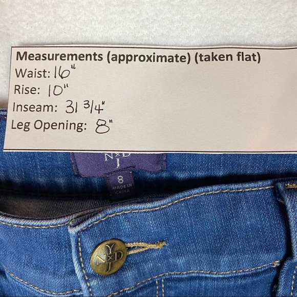 NYDJ Marilyn Stretch Medium Wash Straight Leg Jean - Picture 2 of 8